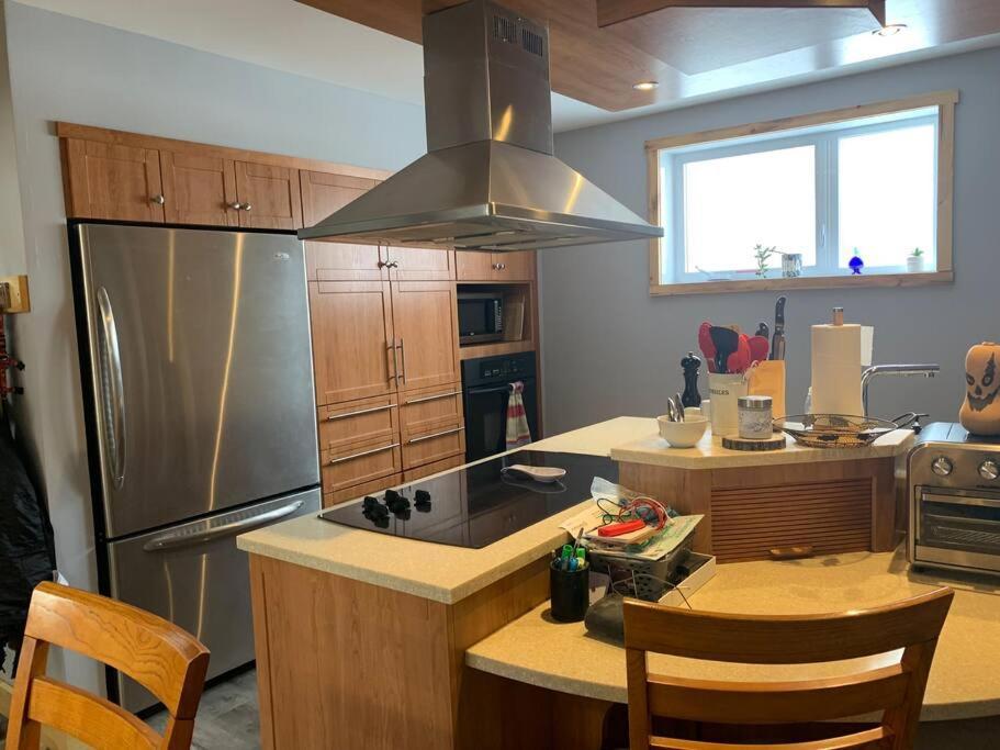 Appartement Mont Edouard, Hebergement Paisible A La Montagne LʼAnse-Saint-Jean Buitenkant foto