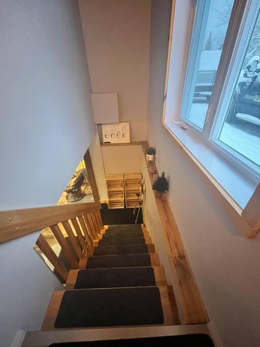 Appartement Mont Edouard, Hebergement Paisible A La Montagne LʼAnse-Saint-Jean Buitenkant foto