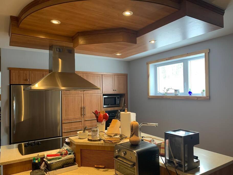 Appartement Mont Edouard, Hebergement Paisible A La Montagne LʼAnse-Saint-Jean Buitenkant foto