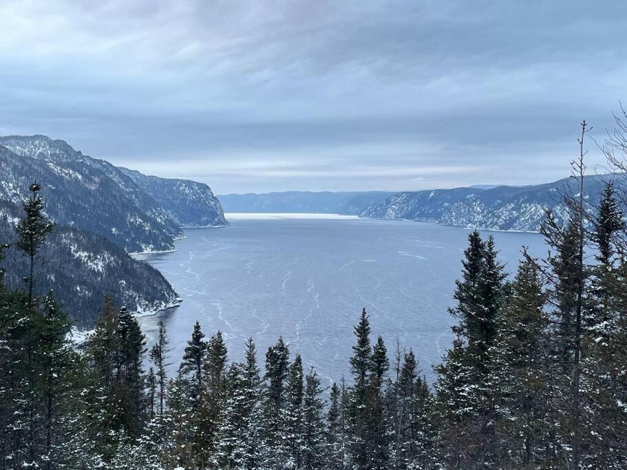 Appartement Mont Edouard, Hebergement Paisible A La Montagne LʼAnse-Saint-Jean Buitenkant foto