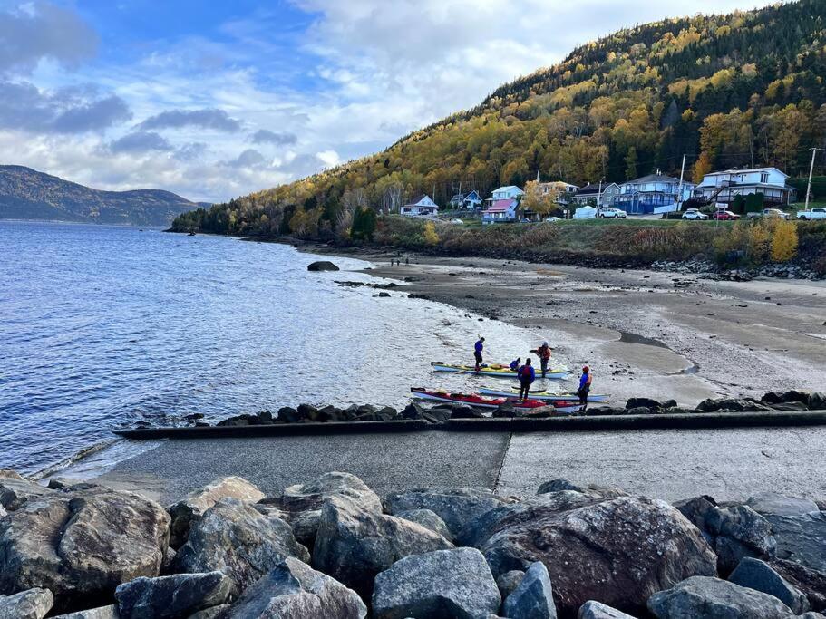 Appartement Mont Edouard, Hebergement Paisible A La Montagne LʼAnse-Saint-Jean Buitenkant foto