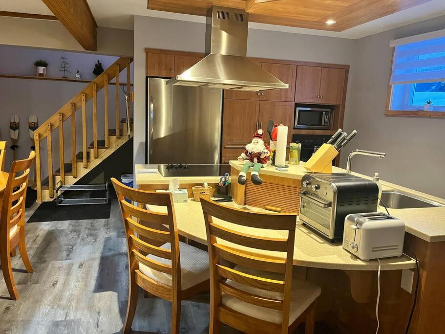 Appartement Mont Edouard, Hebergement Paisible A La Montagne LʼAnse-Saint-Jean Buitenkant foto