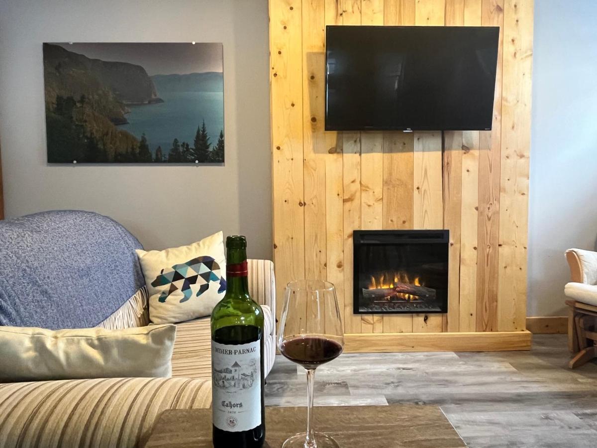 Appartement Mont Edouard, Hebergement Paisible A La Montagne LʼAnse-Saint-Jean Buitenkant foto